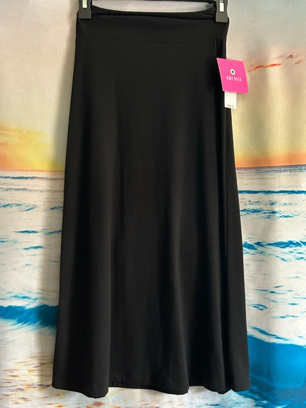 Amy Byer Black Girls A-Line Skirt Ankle Length Skirt SZ SM 7-8 NWT
